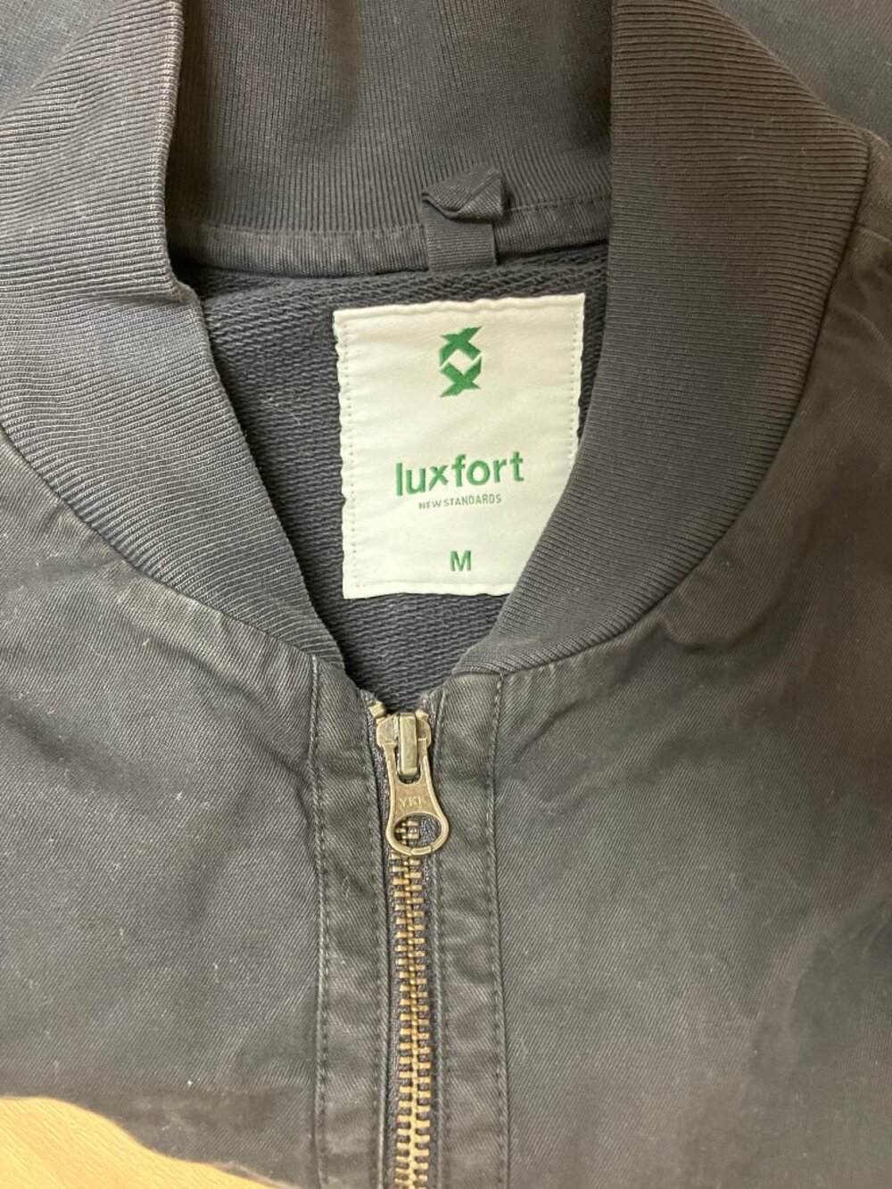 Luxfort Canvas Artist Painter Jacket Cotton Twill Navy Canvas Loops - Picture 9 of 10